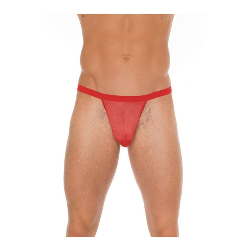 AMORABLE - STRING ROUGE TAILLE UNIQUE