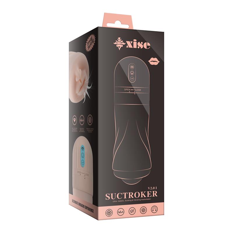 XISE - SUCTROKER V2.0 I SUCKING EFFECT AND VIBRATING MASTURBATOR