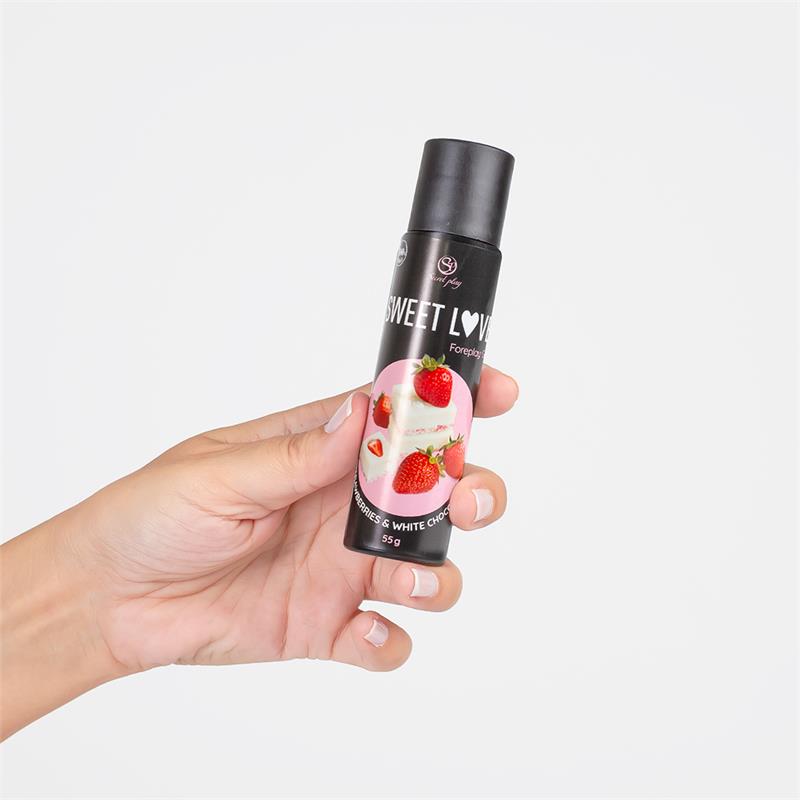 SECRET PLAY - LUBRIFIANT SWEET LOVE FRAISE CHOCOLAT BLANC 60 ML