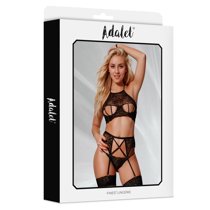 ADALET LINGERIE - TESSA BRA AND GARTER BELT SET