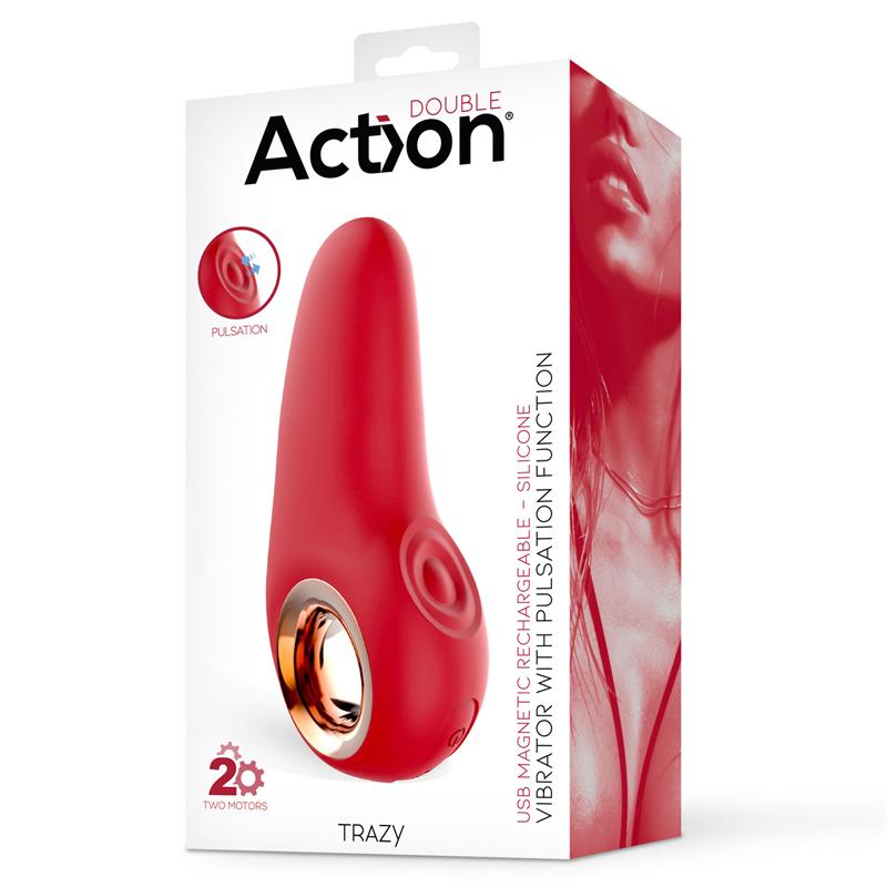 ACTION - TRAZY STIMULATOR WITH PULSATION ERGONOMIC USB