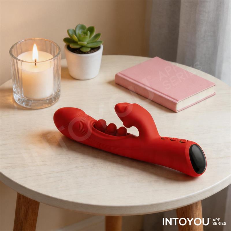 INTOYOU APP SERIES - TRIXY VIBRATOR WITH TAPPING, BITING AND APP