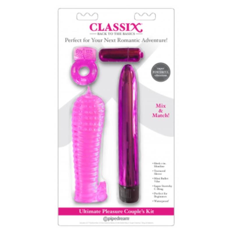 CLASSIX - ULTIMATE PLEASURE COUPLES KIT PINK