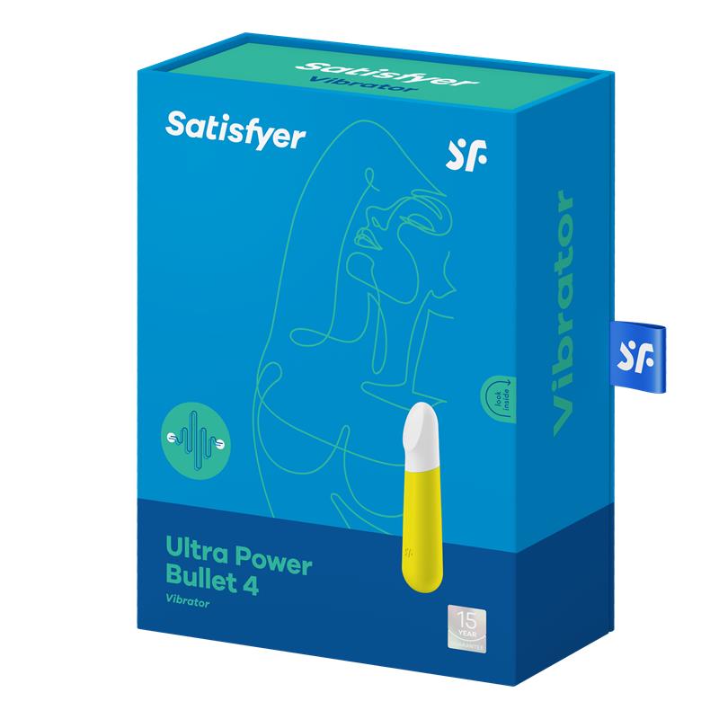 SATISFYER - ULTRA POWER BULLET 4 VIBRATING BULLET YELLOW