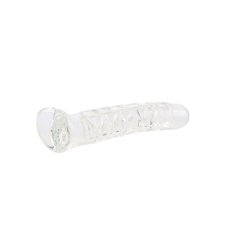 CHISA - VEINED TRAINER GLASS DILDO 6.5