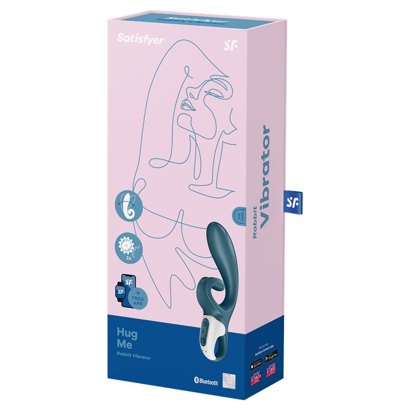 SATISFYER - VIBE HUG ME WITH APP SATISFYER CONNECT GRAYBLUE