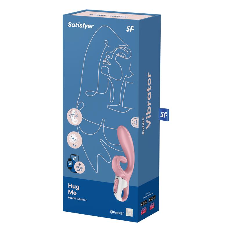 SATISFYER - VIBE HUG ME WITH APP SATISFYER CONNECT PINK