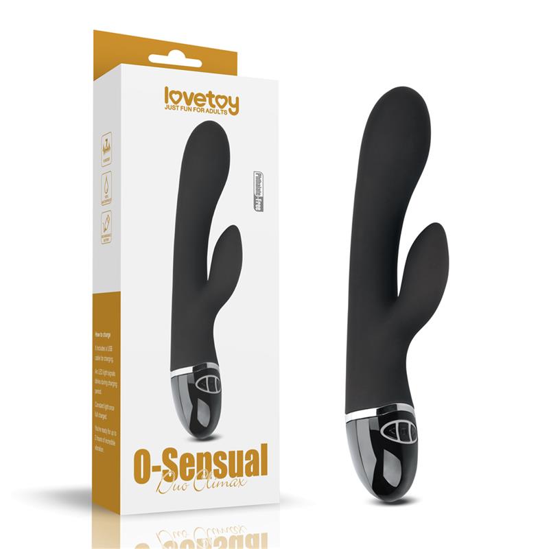 LOVETOY - VIBE O-SENSUAL CLIT DUO CLIMAX BLACK