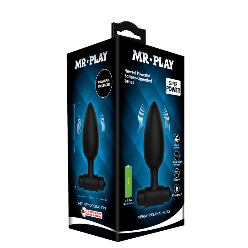 MR PLAY - VIBRATING ANAL PLUG