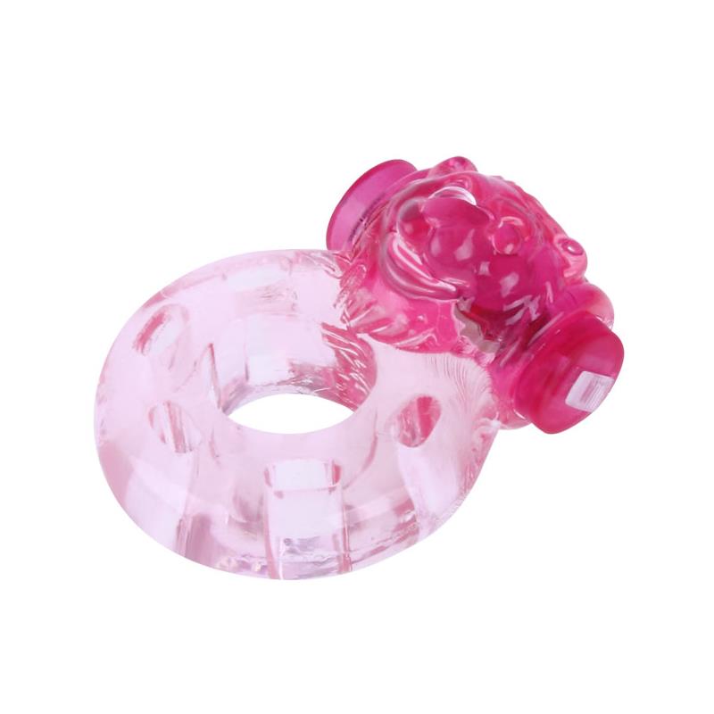 BAILE - VIBRATING COCK RING BEAR PINK