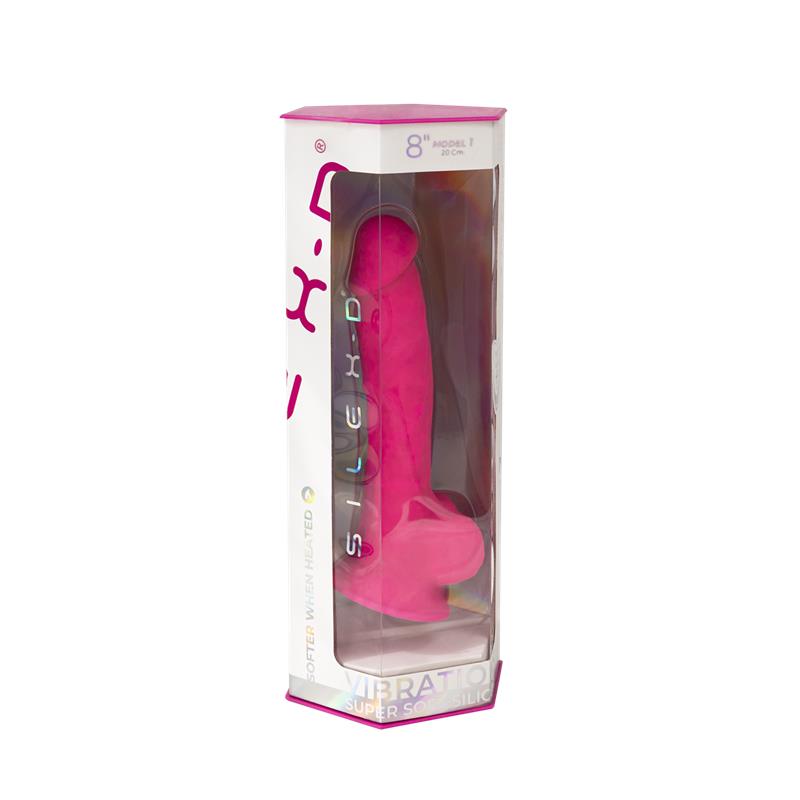 SILEXD - VIBRATING DUAL DENSITY DILDO MOD 1 - 8