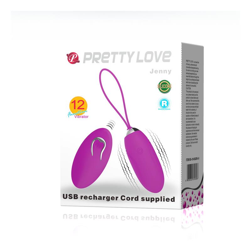 PRETTY LOVE - VIBRATING EGG REMOTE CONTROL JENNY