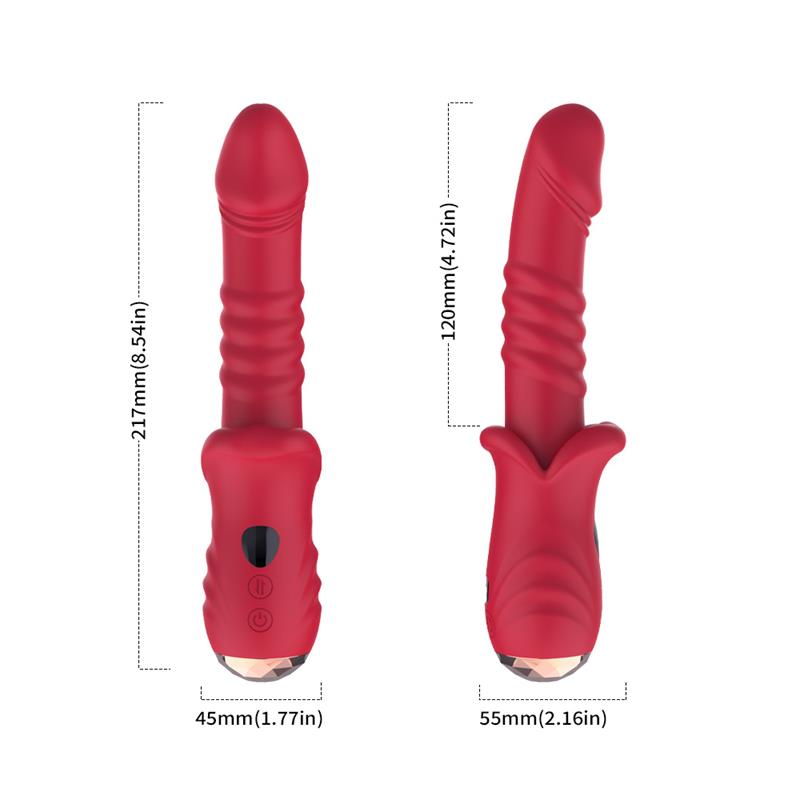 URBAN SKY - VIBRATOR WITH THRUSTING G-SPOT AND DIGITAL SCREEN