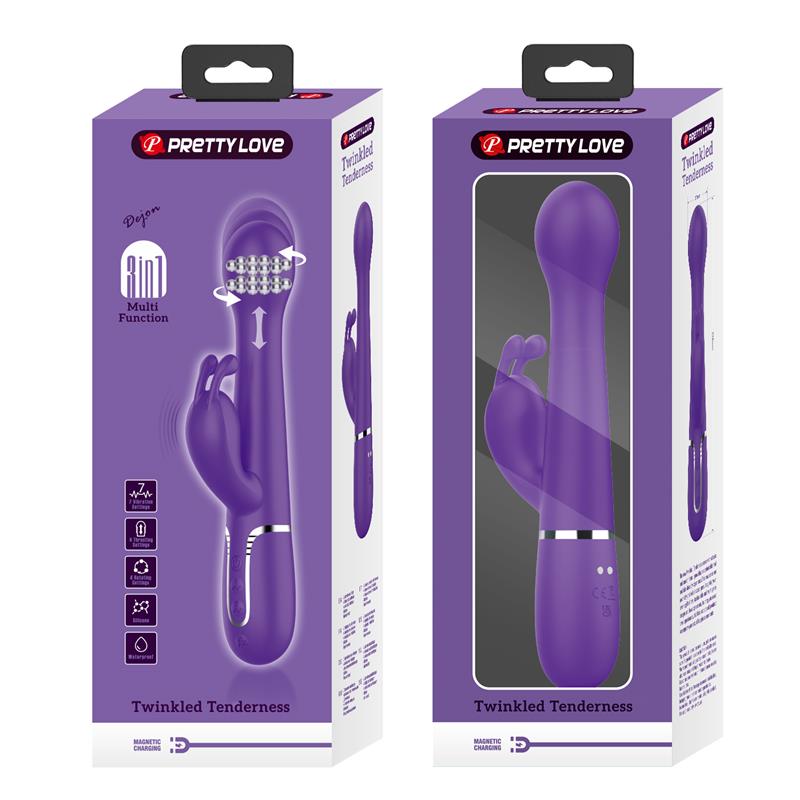 PRETTYLOVE - VIBRATOR WT ROTATION AND THRUSTING TWINKLED