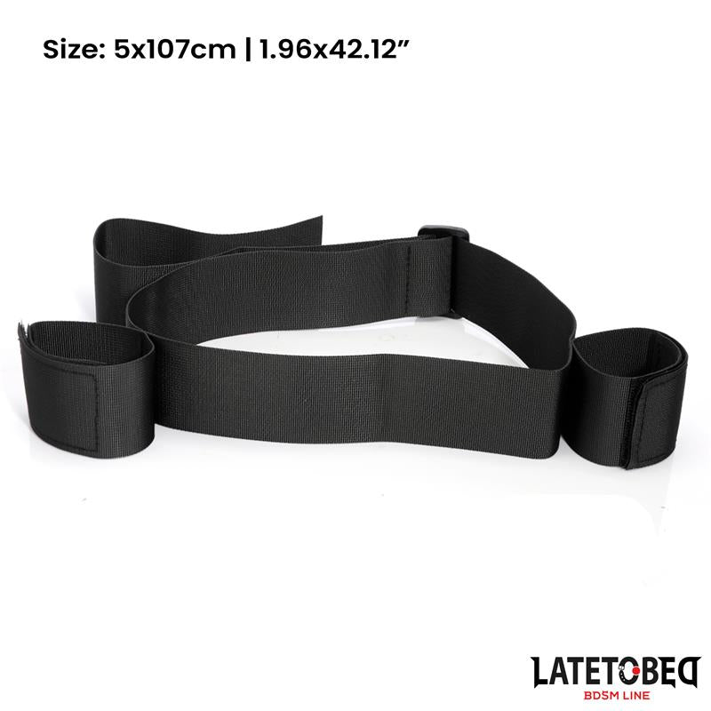 LATETOBED BDSM LINE - WAISTBAND AND VELCRO WRIST CUFF