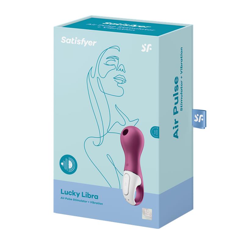 SATISFYER - WAVE SUCKER LUCKY LIBRA BERRY