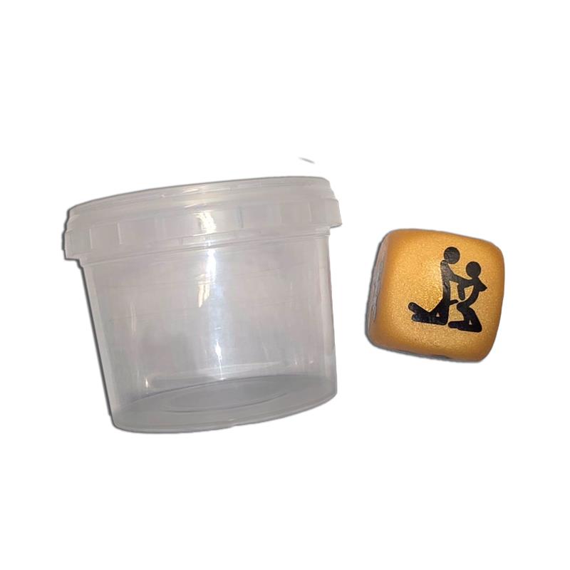 DIVERTY SEX - WHITE POSITION DICE IN A PLASTIC JAR FOR COUPLES