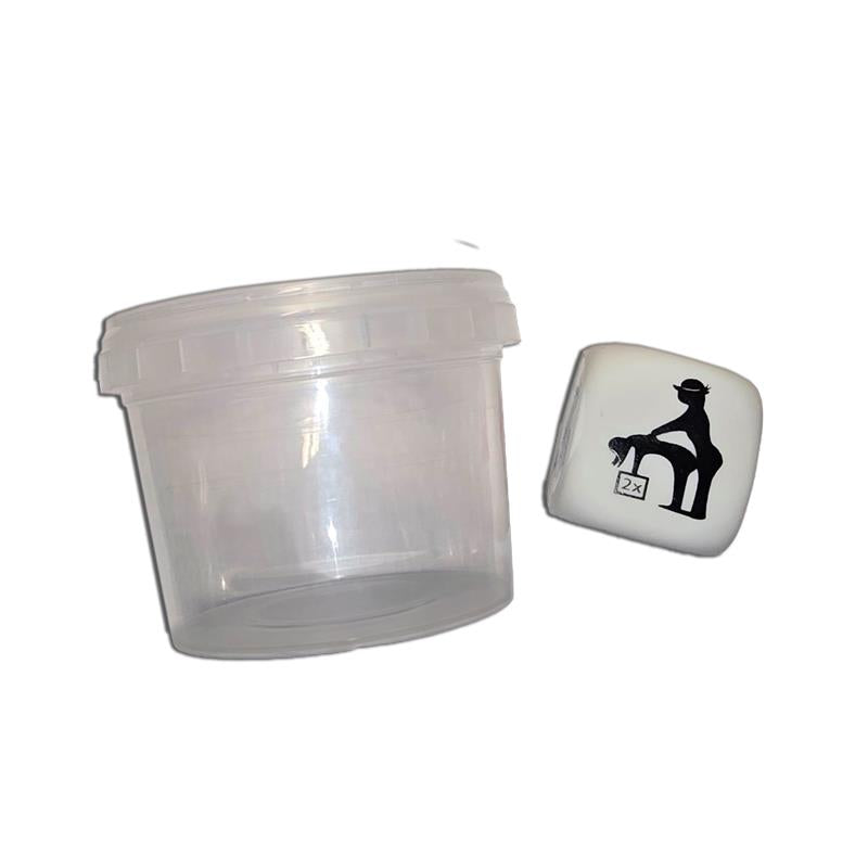 DIVERTY SEX - WHITE POSITION DICE IN A PLASTIC JAR