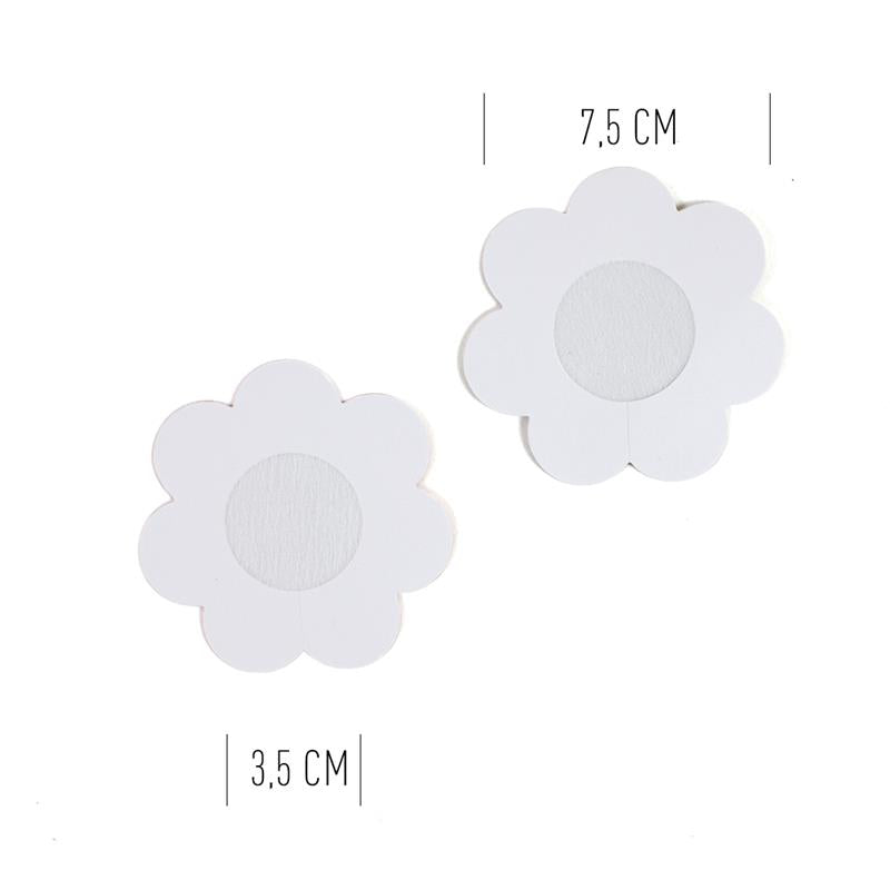 SECRET PLAY - WOW BOOBS! NIPPLE COVERS FLOWER SHAPPED HOLOGRAPHIC