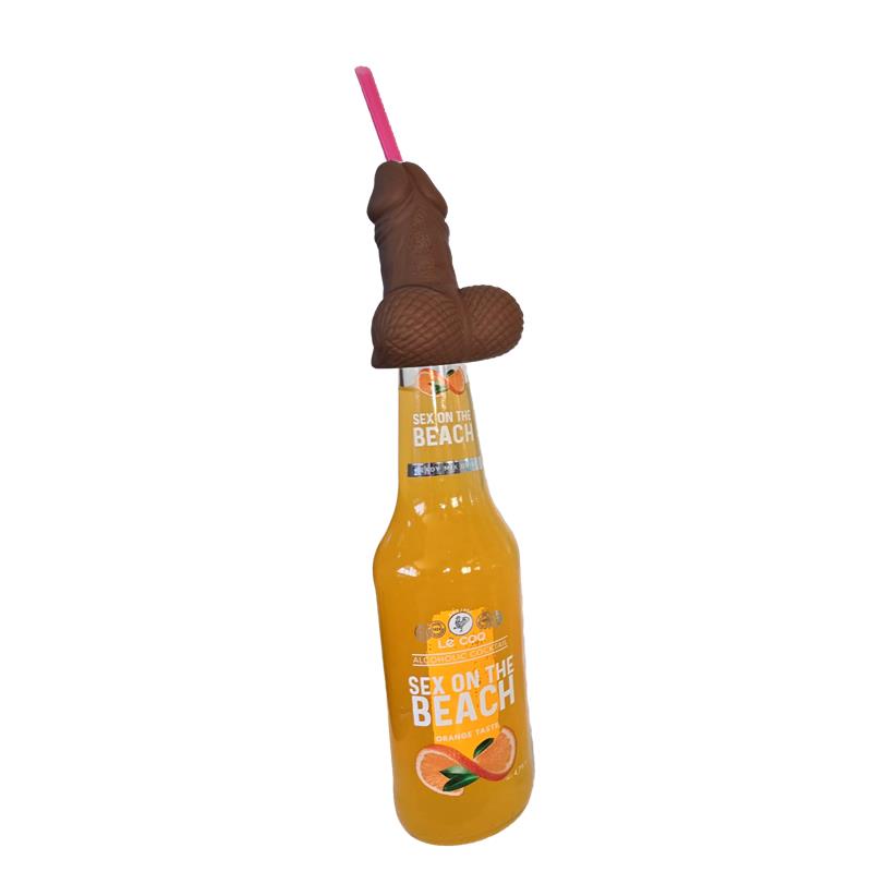 DIVERTY SEX - XXL PENIS-SHAPED STRAW FOR 360 ML BOTTLE