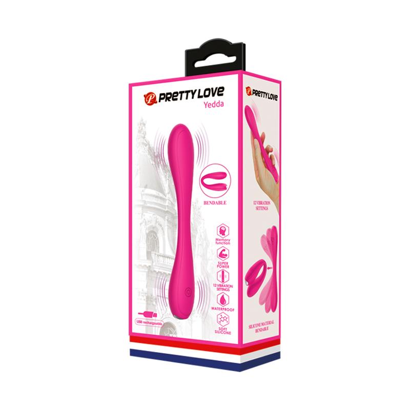 PRETTYLOVE - YEDDA VIBRATOR BENDABLE PINK
