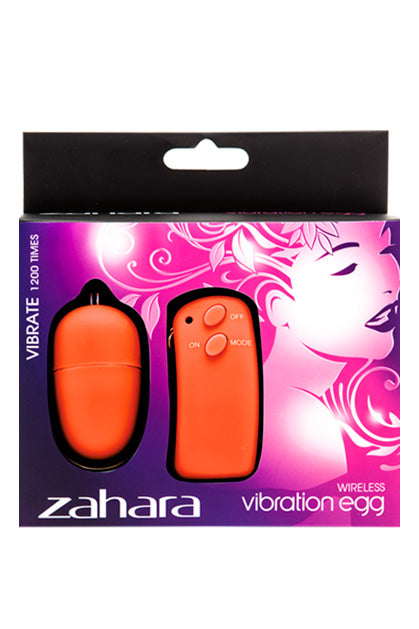 ZAHARA - HUEVO VIBRADOR ZAHARA NARANJA