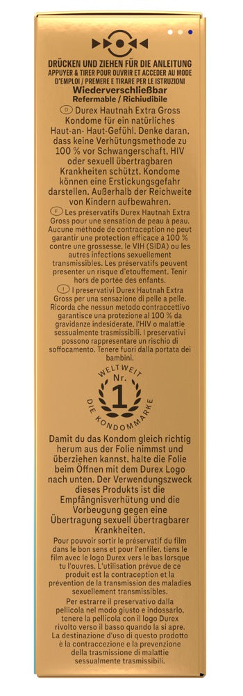 DUREX - HAUTNAH EXTRA GROSS XXL