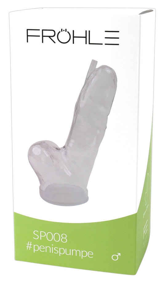 FRÖHLE - SP008 REALISTIC PENIS CYLINDER L CRYSTAL CLEAR