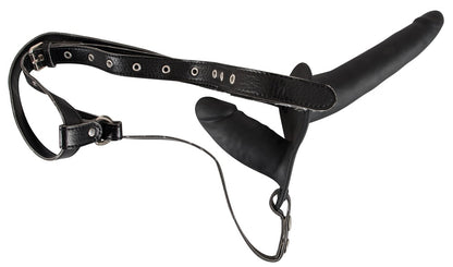 YOU2TOYS - DOUBLE STRAP ON BLACK SILICONE