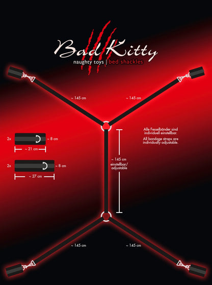 BAD KITTY - BAD KITTY BED SHACKLES