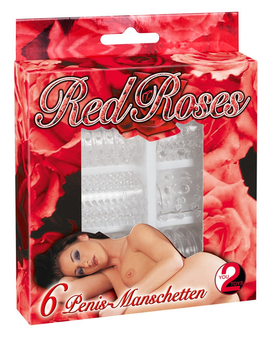 YOU2TOYS - RED ROSES PENIS SLEEVES