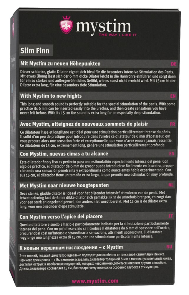 MYSTIM - SLIM FINN DILATOR