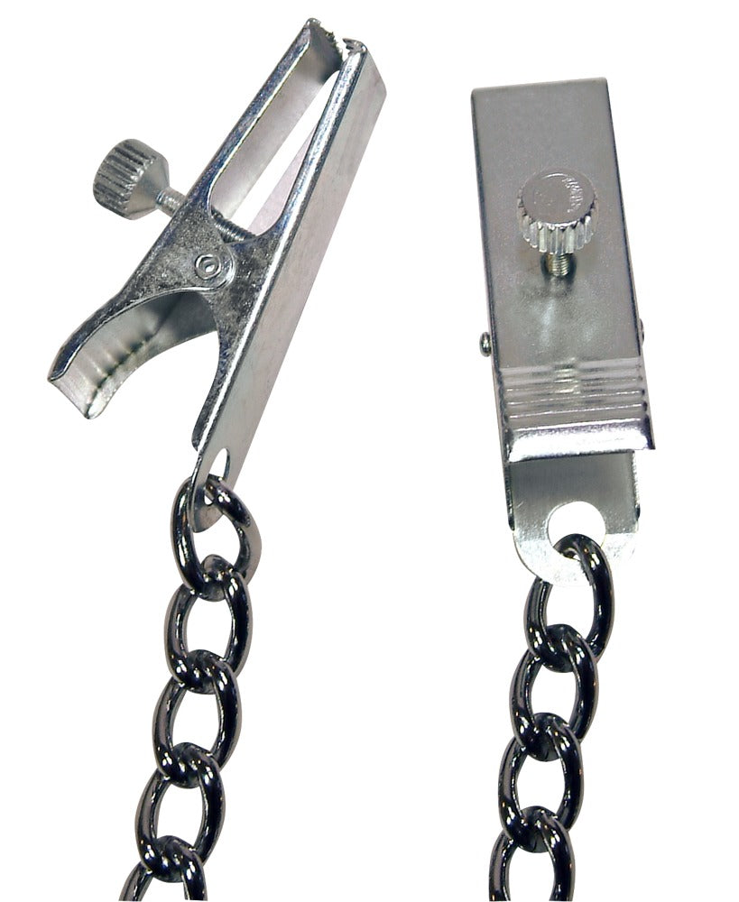 FETISH COLLECTION - BOOB CHAIN WITH NIPPLE CLAMPS