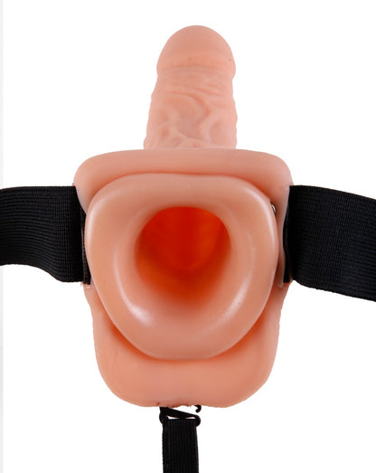 FETISH FANTASY SERIES - HOLLOW STRAP-ON WITH BALLS