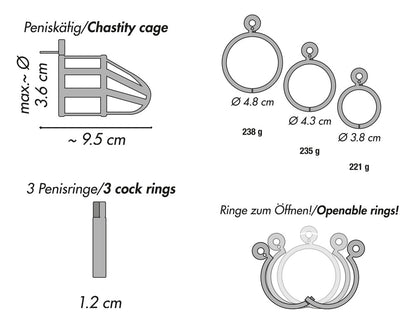 YOU2TOYS - CHASTITY CAGE