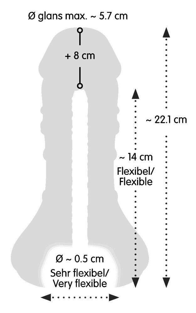 NATURE SKIN - 2IN1 EXTENSION + MASTURBATOR
