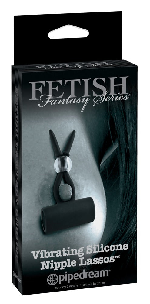 FETISH FANTASY SERIES LIMITED EDITION - VIBRATING SILICONE NIPPLE LASSOS