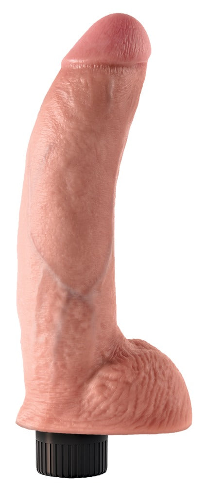 KING COCK - 9" VIBRATING COCK WITH BALLS