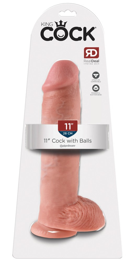 KING COCK - 11" COCK WITH BALLS