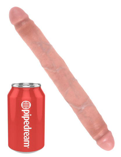 KING COCK - 12“ SLIM DOUBLE DILDO