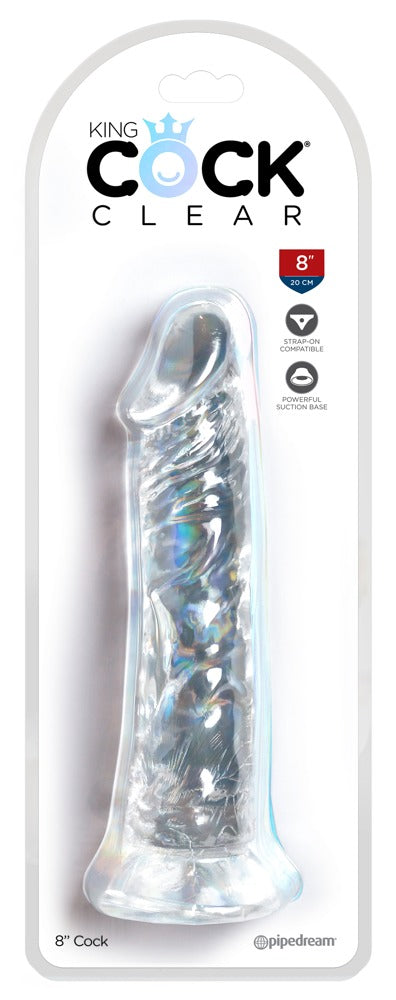 KING COCK CLEAR - COCK CLEAR 8"