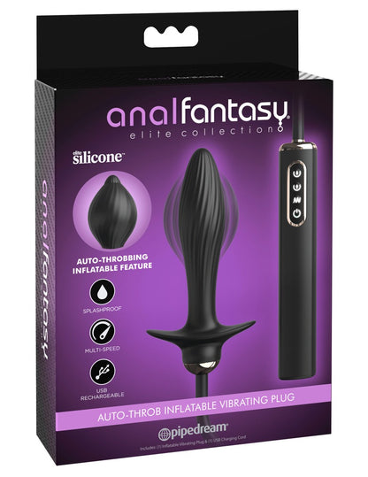 ANAL FANTASY ELITE - AUTO-THROB INFLATABLE VIBRATING PLUG