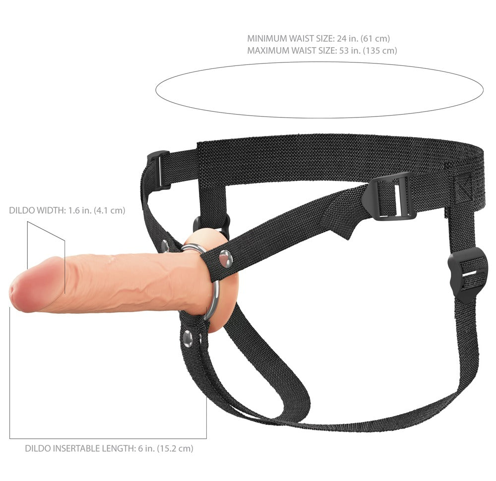 FANTASY X-TENSIONS ELITE - HOLLOW SILICONE STRAP-ON