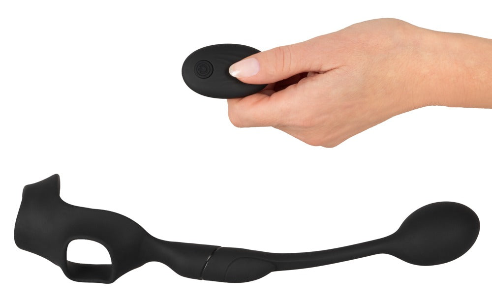 REBEL - COCK RING WITH RC BUTT PLUG