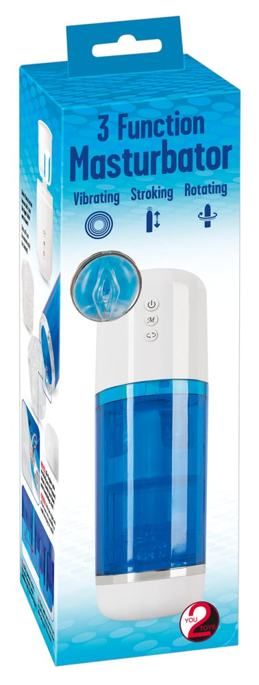 YOU2TOYS - 3 FUNCTION MASTURBATOR