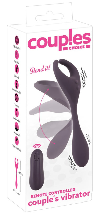 COUPLES CHOICE - REMOTE CONTROLLED COUPLE'S VIBRATOR