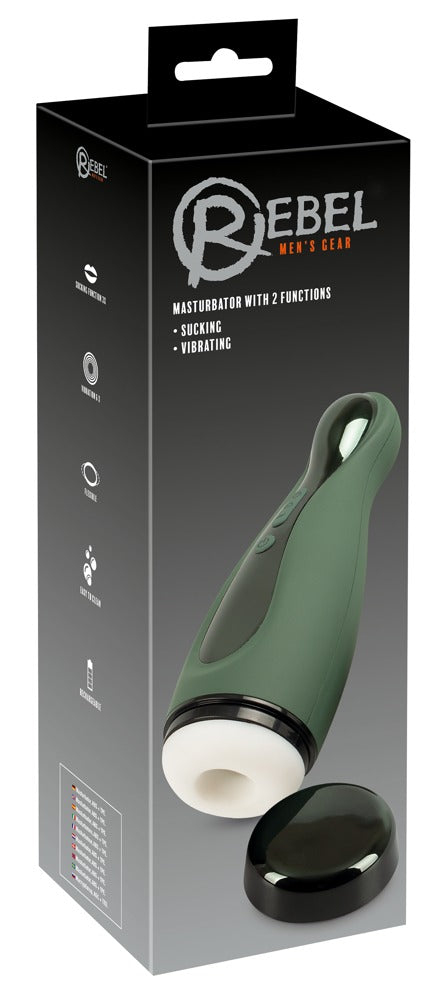 REBEL - MASTURBATOR WITH 2 FUNCTIONS