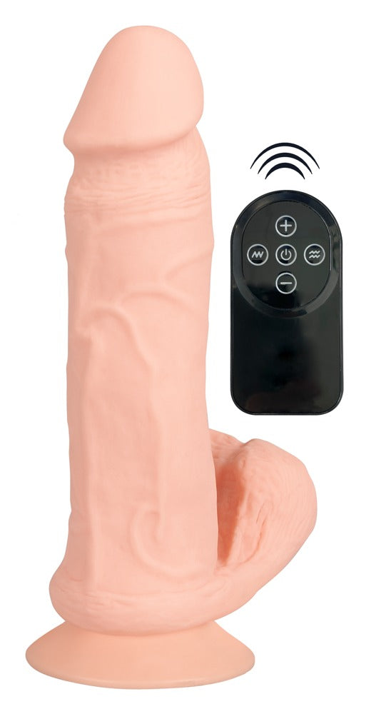 NATURE SKIN - BENDABLE RC VIBRATOR WITH BALLS