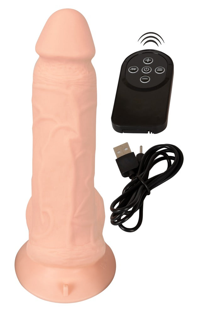NATURE SKIN - BENDABLE RC VIBRATOR WITH BALLS