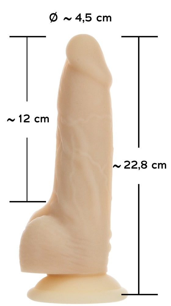 NAKED ADDICTION - 7" ROTATING & VIBRATING DONG